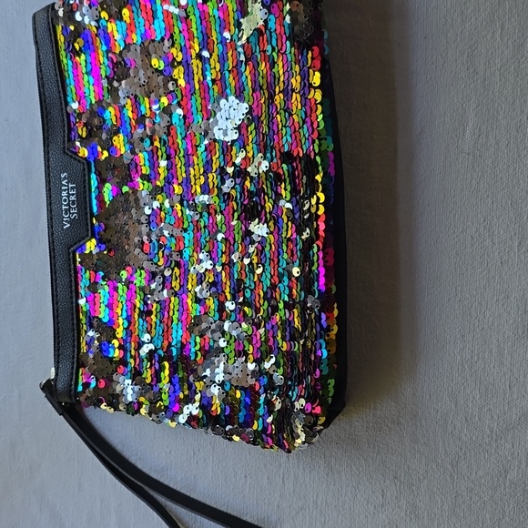 Victoria's Secret Rainbow Sequin Wristlet - Picture 5 of 5